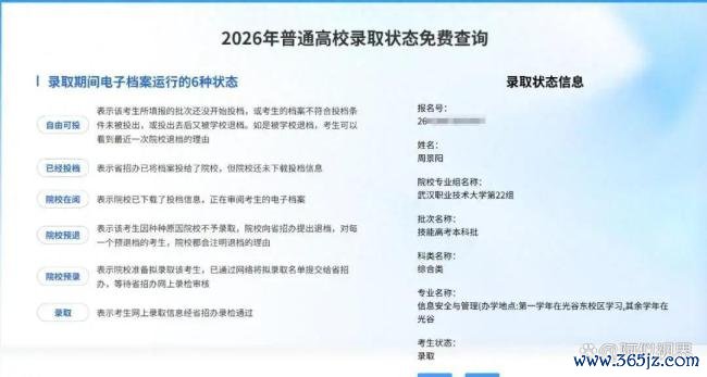 男生技能高考687分被武职录取