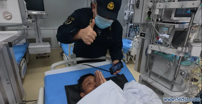 越南获救人员集体用中文感谢中国