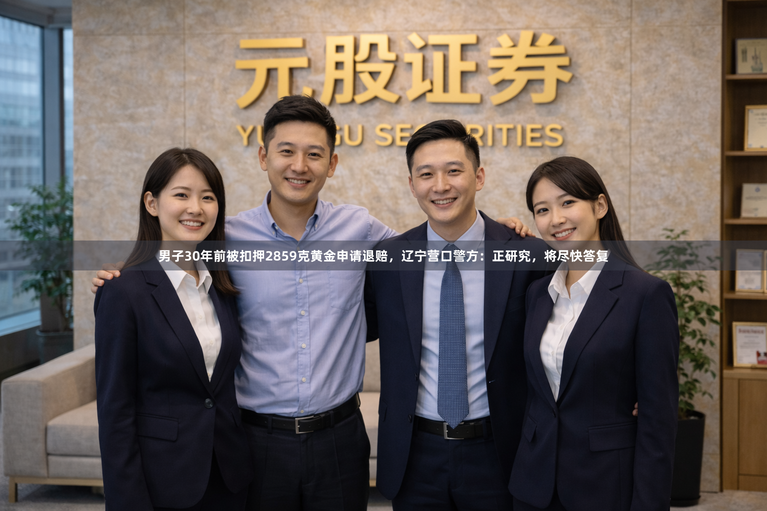 男子30年前被扣押2859克黄金申请退赔，辽宁营口警方：正研究，将尽快答复
