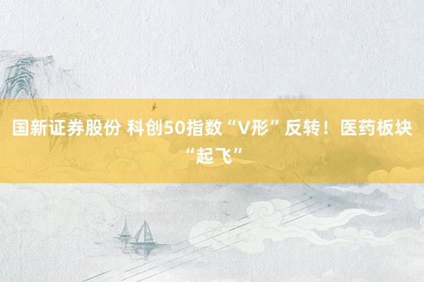 国新证券股份 科创50指数“V形”反转！医药板块“起飞”