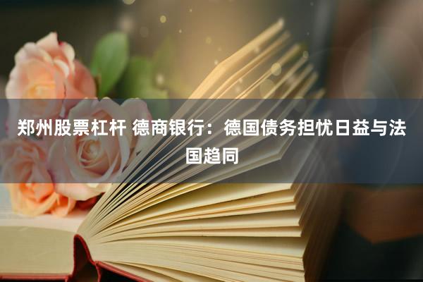 郑州股票杠杆 德商银行：德国债务担忧日益与法国趋同